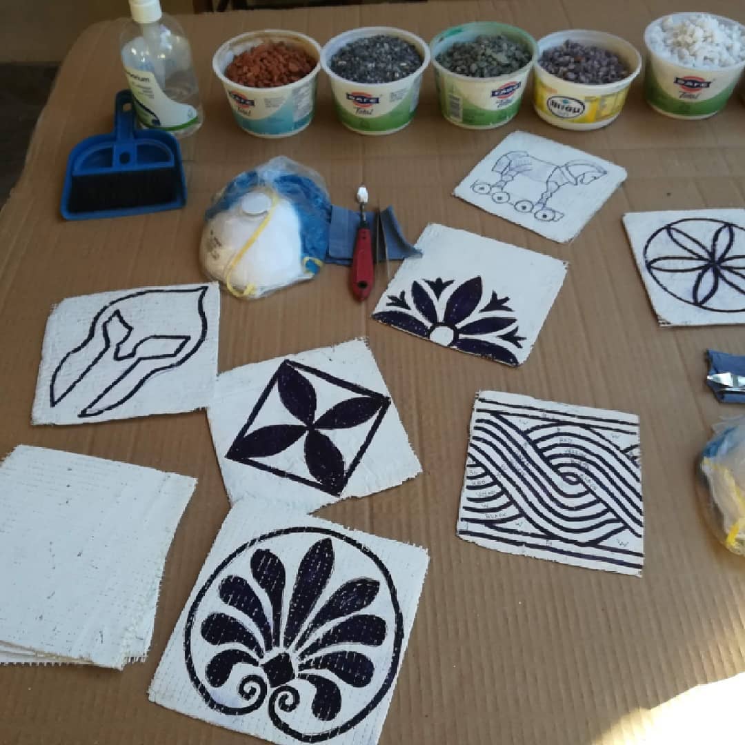 Mosaic Art Workshops - Sparta Greece