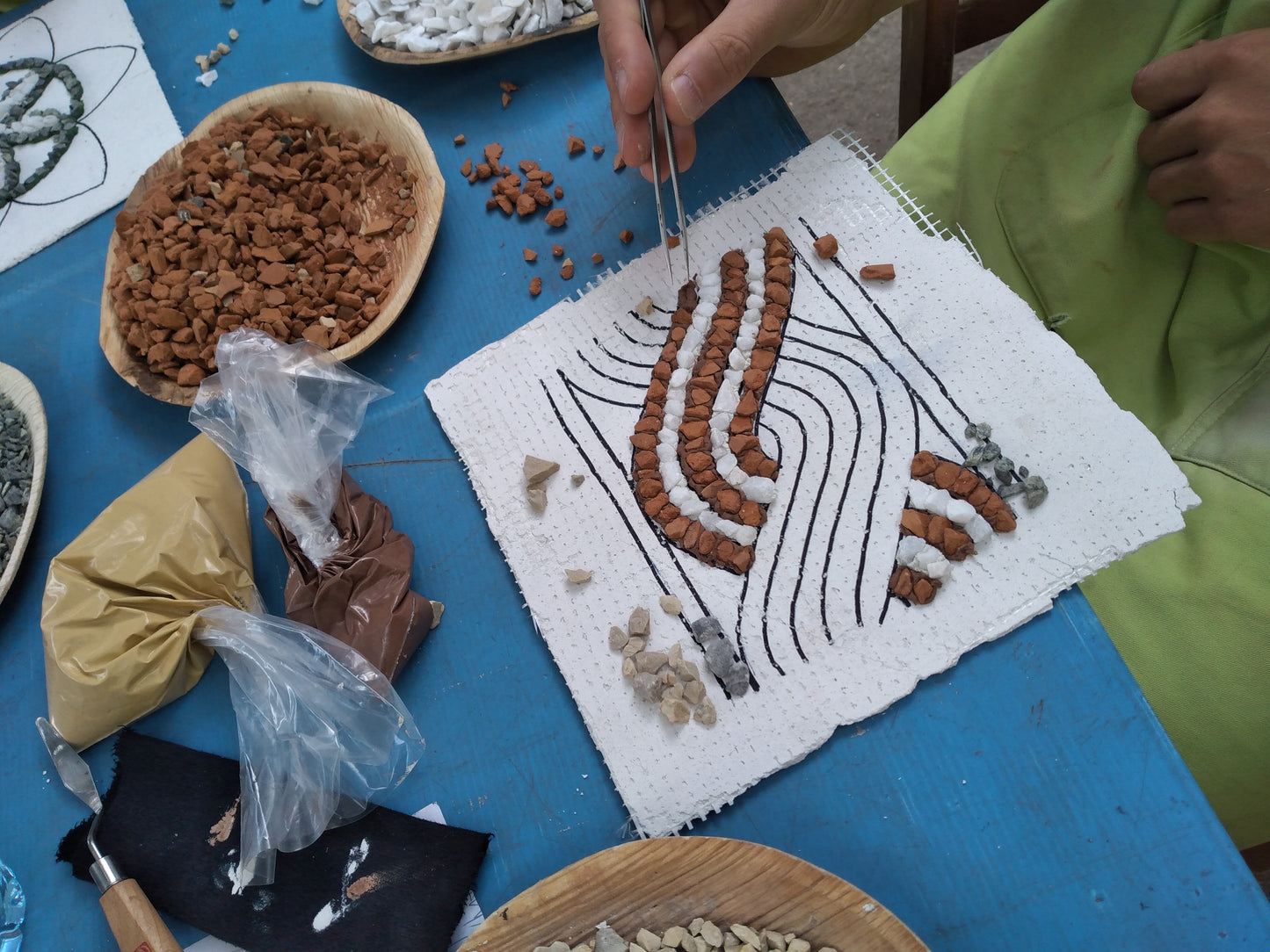 Mosaic Art Workshops - Sparta Greece