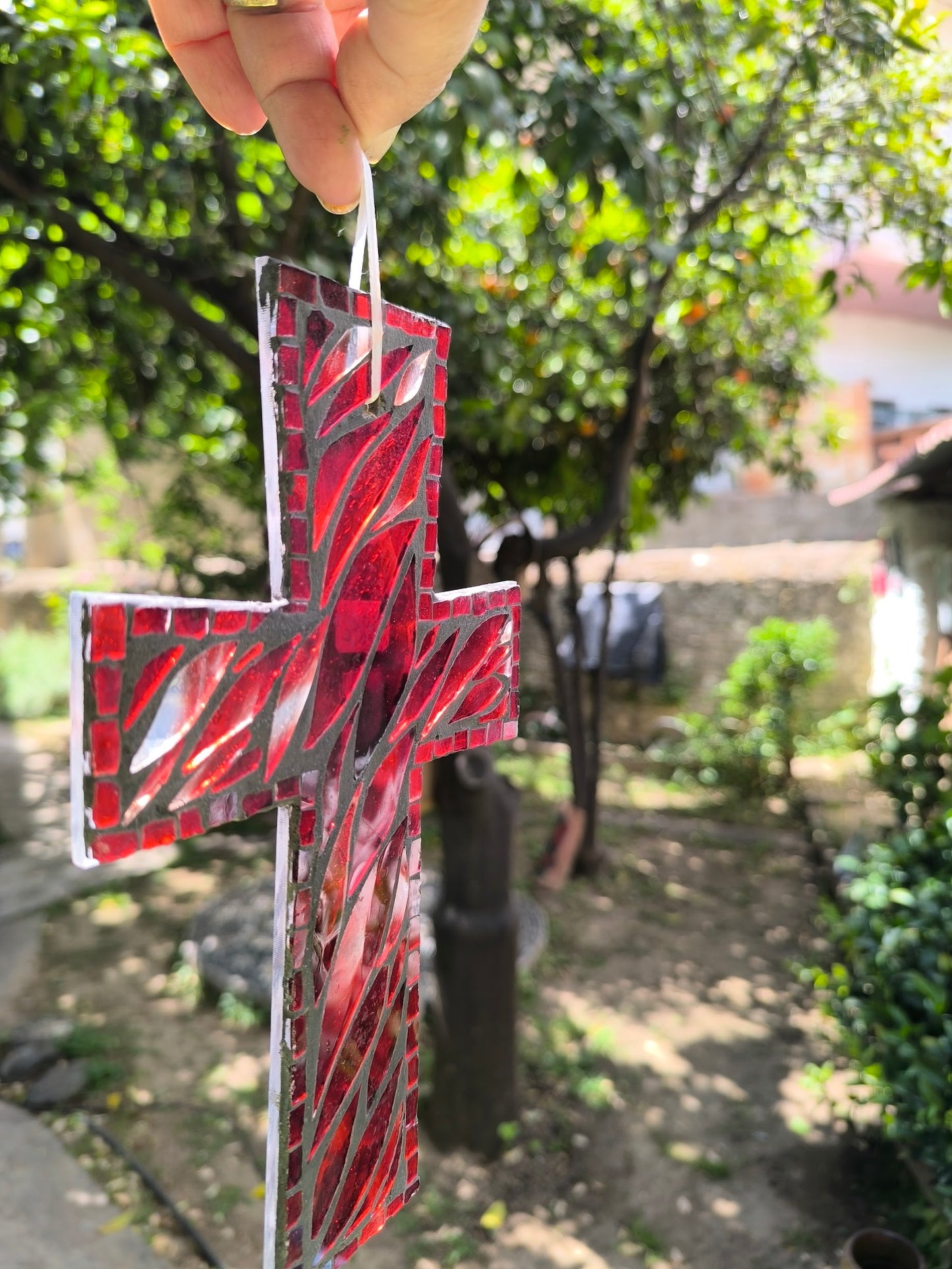 RED CROSS - suncatcher