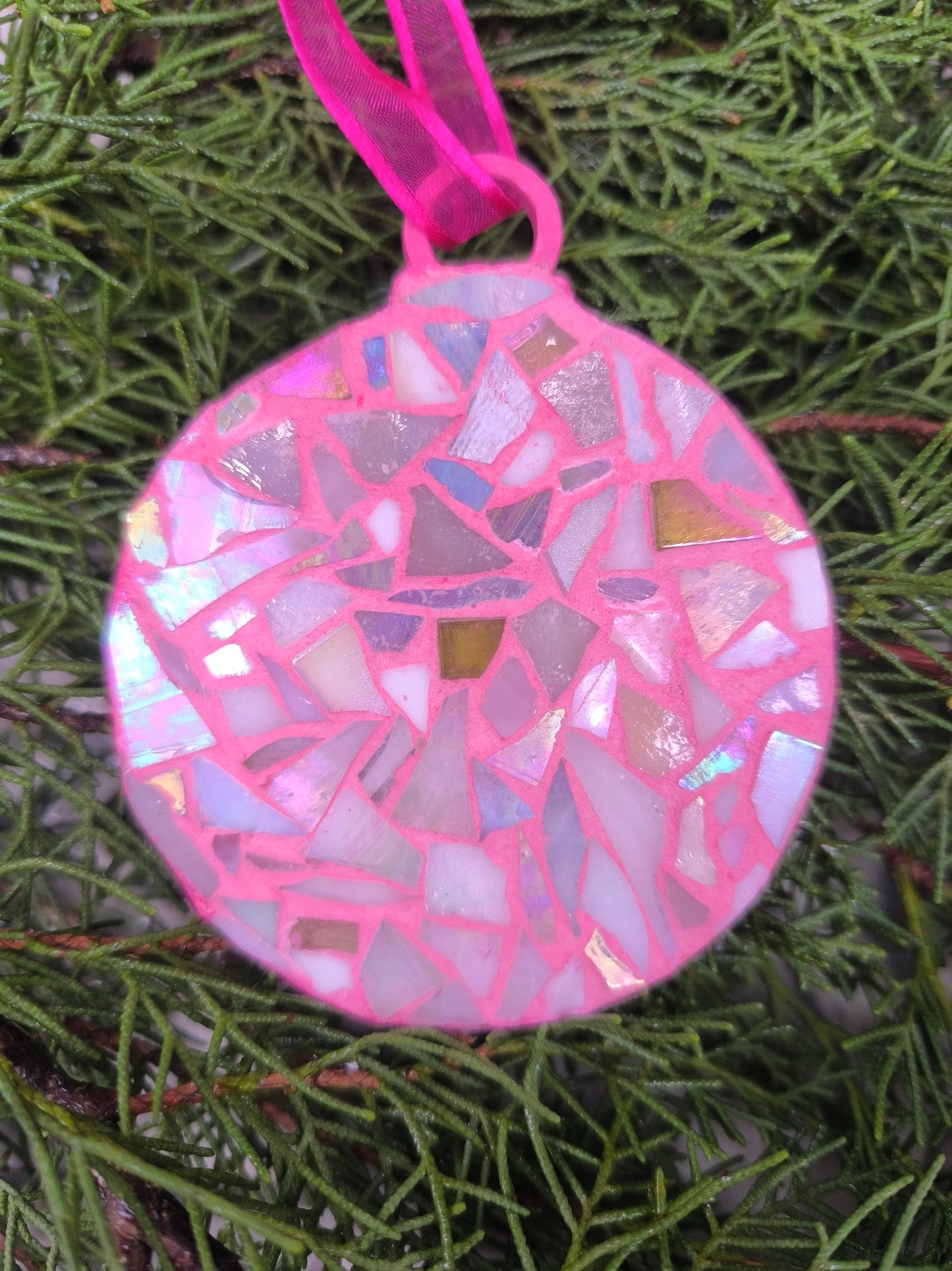 Pink ornament