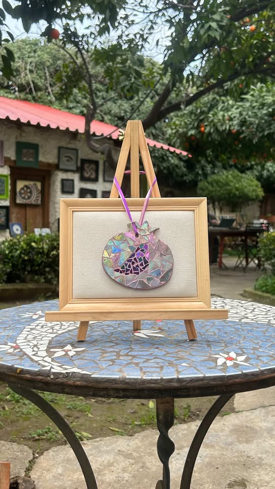 Mosaic pomegranate