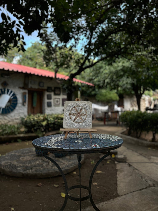 Five star symbol to entrance to home Image 3360